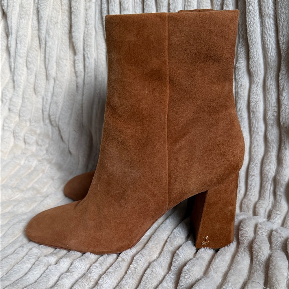 Sam Edelman  Brown Suede Ankle Boots
